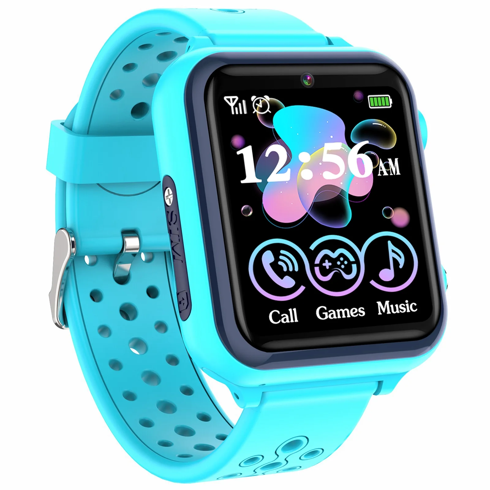 SZBXD Kids Smart Watch with SOS,Boys Girls Smartphone Watch with 2 Way Call 11 Puzzle Games Camera Music MP3 Player HD Selfie Alarm Timer,Best Gifts for Children Kids Boys Girls-Blue
