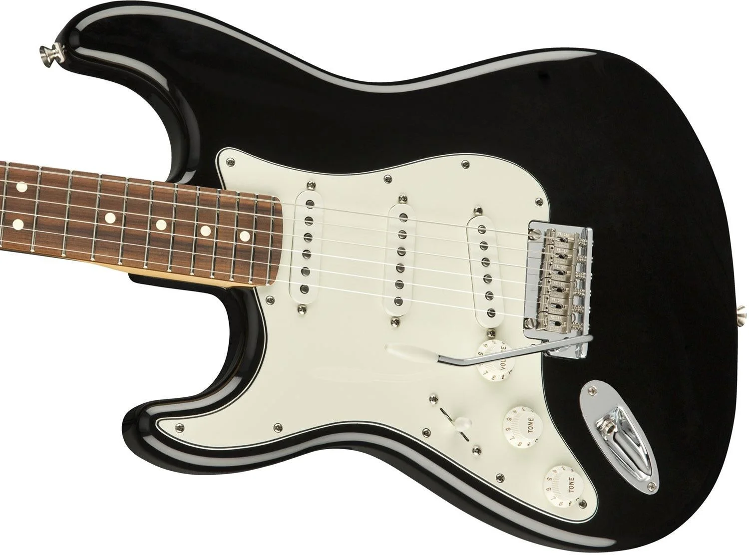 Fender Player Stratocaster Left-Handed Electric Guitar (Black, Pau Ferro Fingerboard)