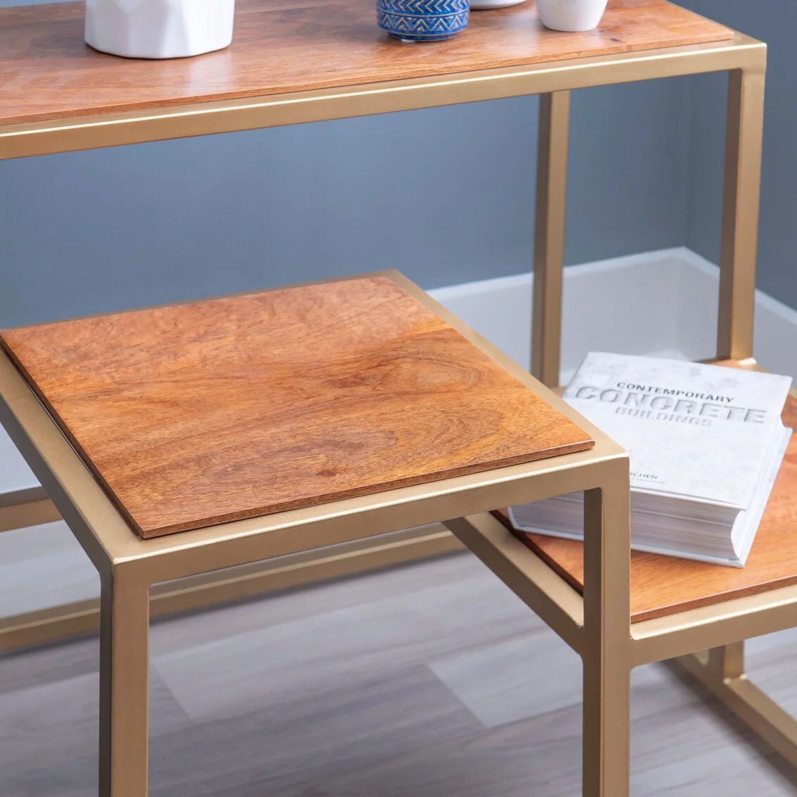 Powell Camborne 3 Tiered Plant Stand Side Table