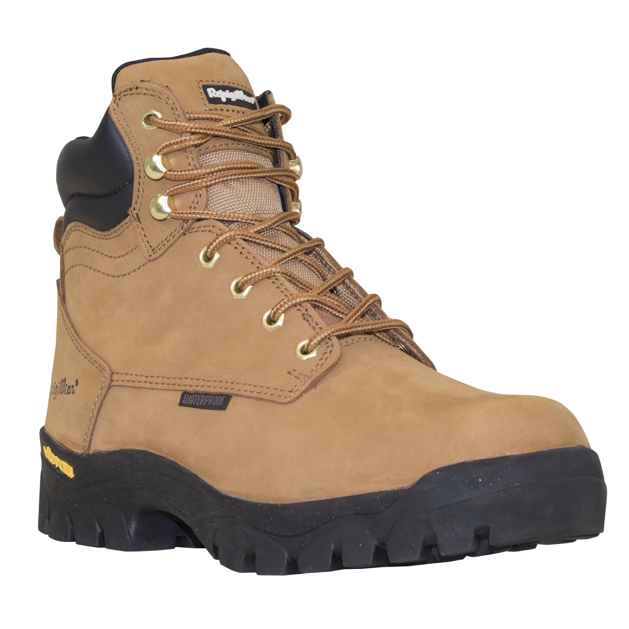 RefrigiWear Men's Ice Logger Warm Insulated Waterproof Tan Leather Work Boots (Tan, Size 12 US)