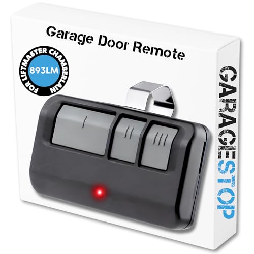 Garage Stop 2X for 893LM 893Max Chamberlain Craftsman Liftmaster Garage Door Opener Remote, 1993 to Present Garage Clicker, Universal Garage Door Opener Remote