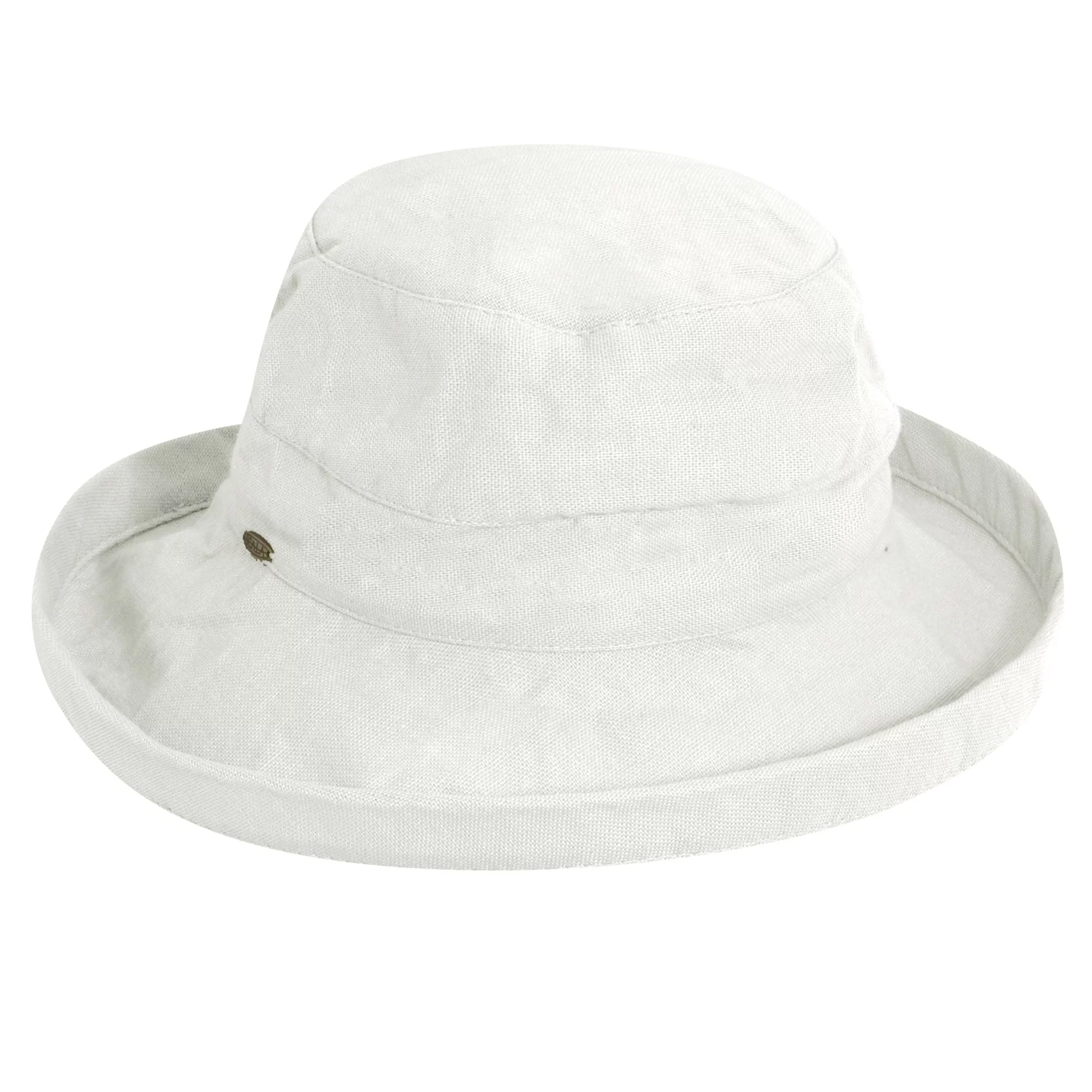 Petite Catalina Small Brimmed Sun Hat for Women with Small Heads 50+ UPF Sun Protection (White)