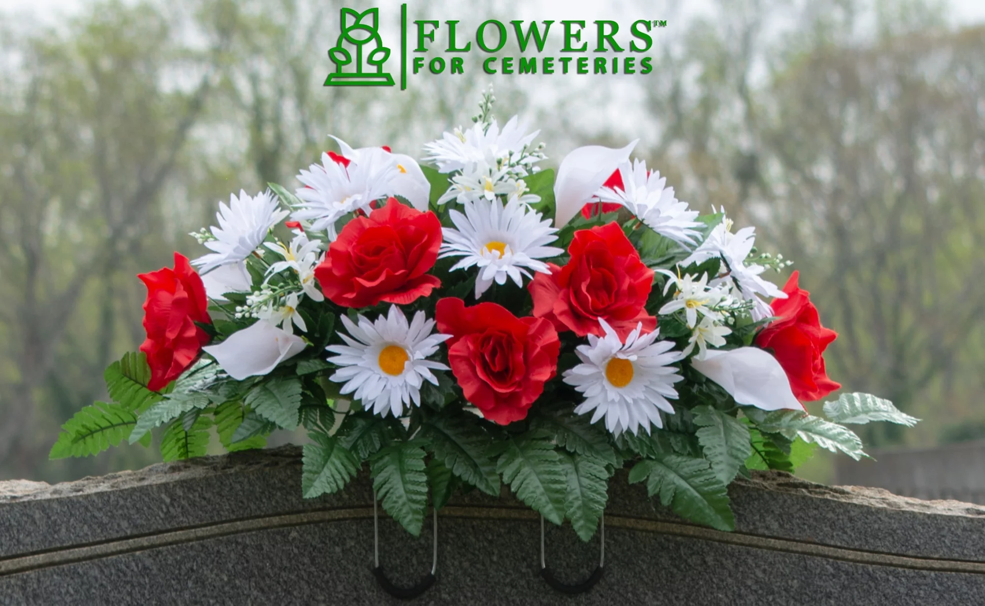 Sympathy Silks Artificial Cemetery Flowers 30