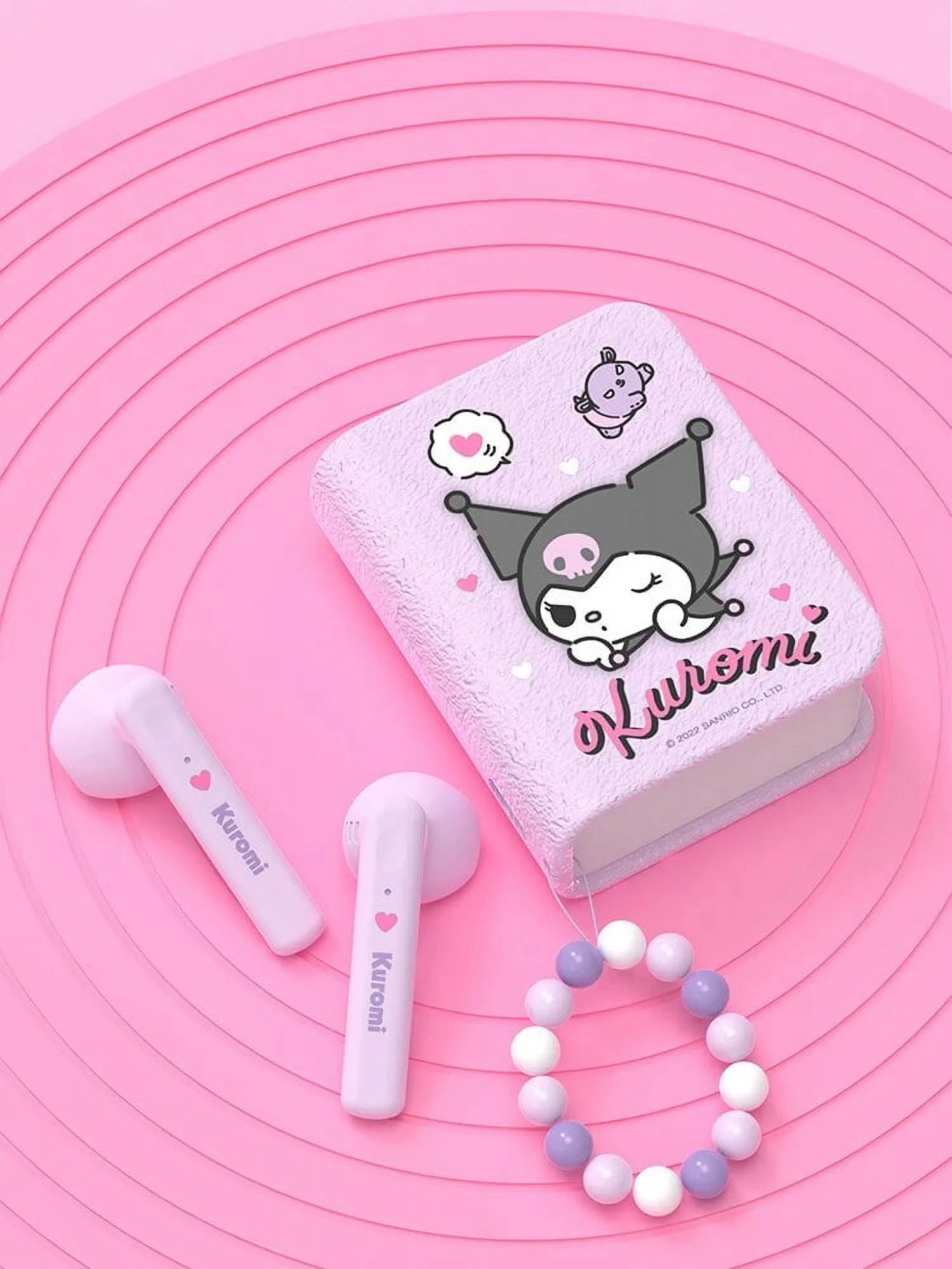 Sanrio Kuromi Bluetooth Headphones Hello Kitty Cinnamoroll Wireless Headset Melody Pochacco Sport Noise Reduction Earphone Gifts