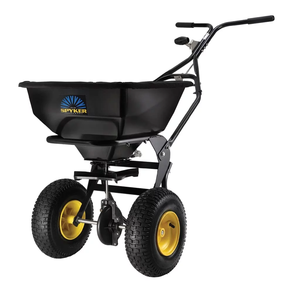 Spyker Ergo-Pro Walk-Behind Broadcast Spreader - 50-Lb. Capacity, Model# SPY50L-1P