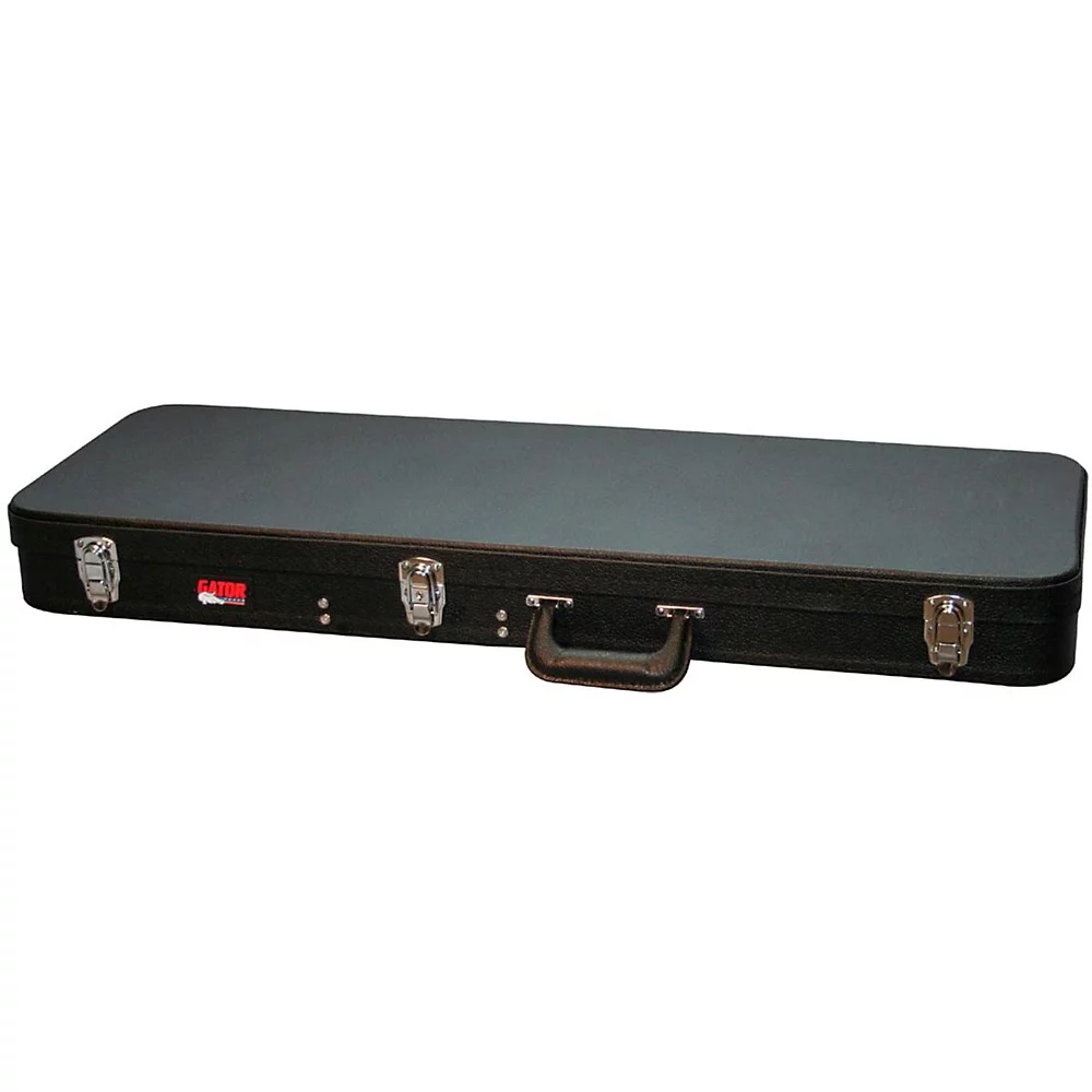 Gator Hardshell Wood Case for Electric Guitar, Black, GWE-Elec
