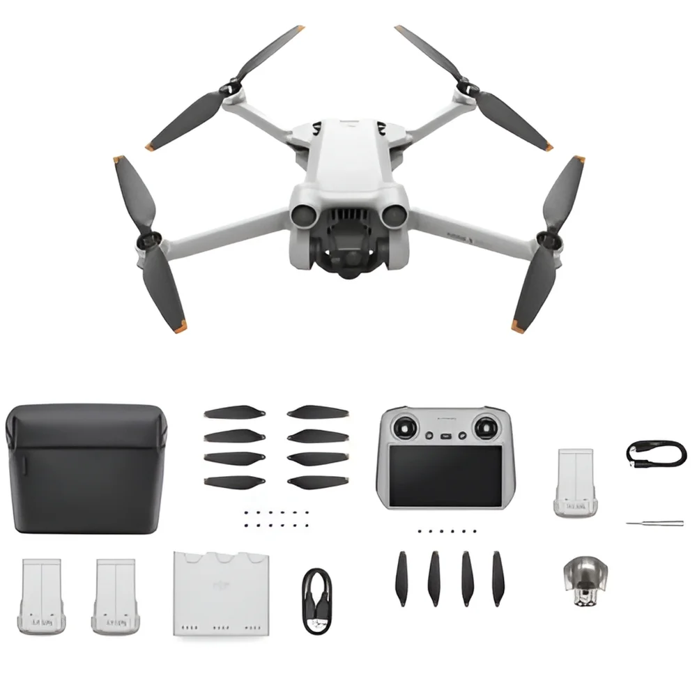 Mini 3 Pro Drone with RC Remote Controller and Fly More Kit
