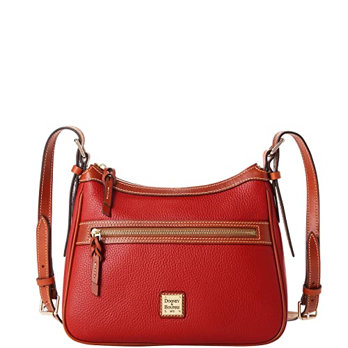 Dooney & Bourke Women's Presley Crossbody in Pebble Grain Leather, Medium Sized Handbag with Adjustable Shoulder Strap