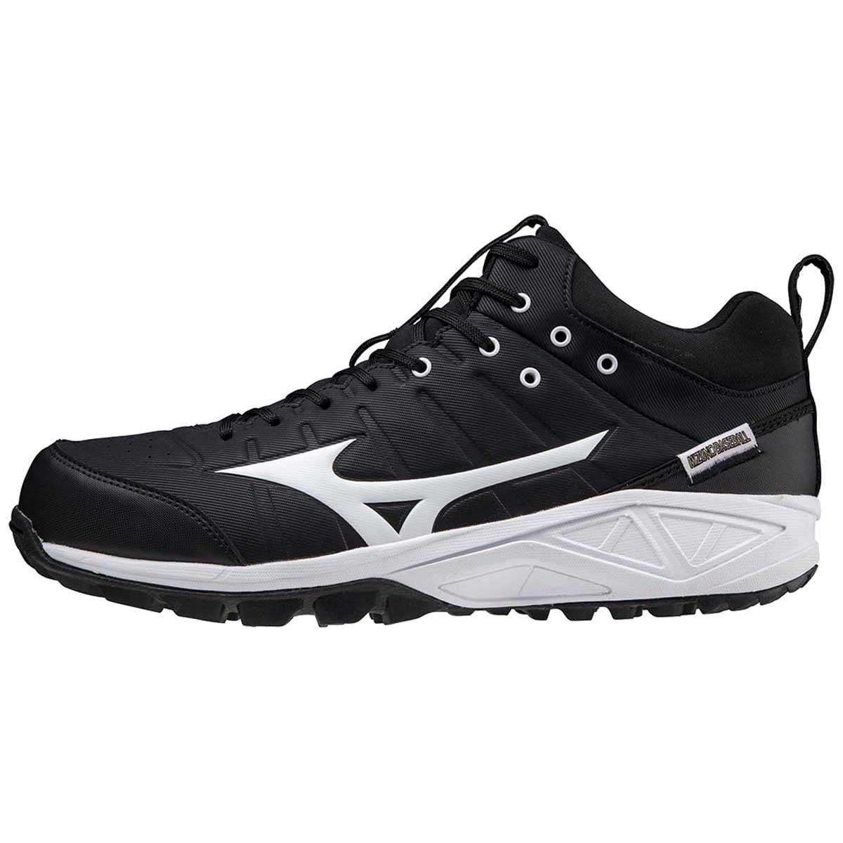 Mizuno Mizuno Ambition 2 All Surface Mid Turf Shoe, Size 9.5, Black-White (9000)