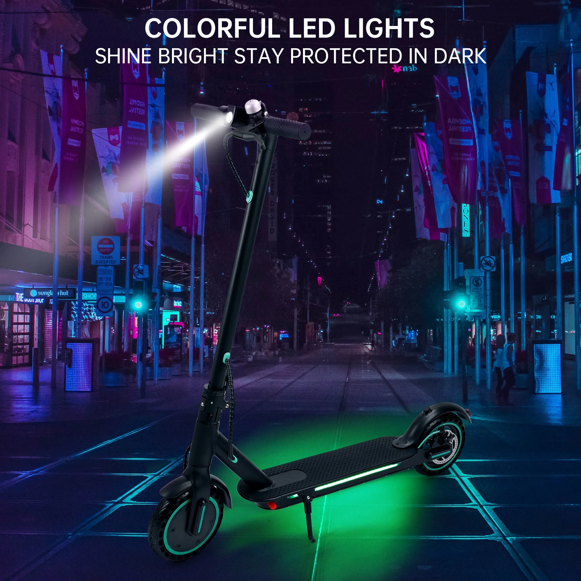 ARTUDATECH Electric Scooter Adults, 350W Motor up to 21 MPH and 25 Miles Long-Range, 8.5