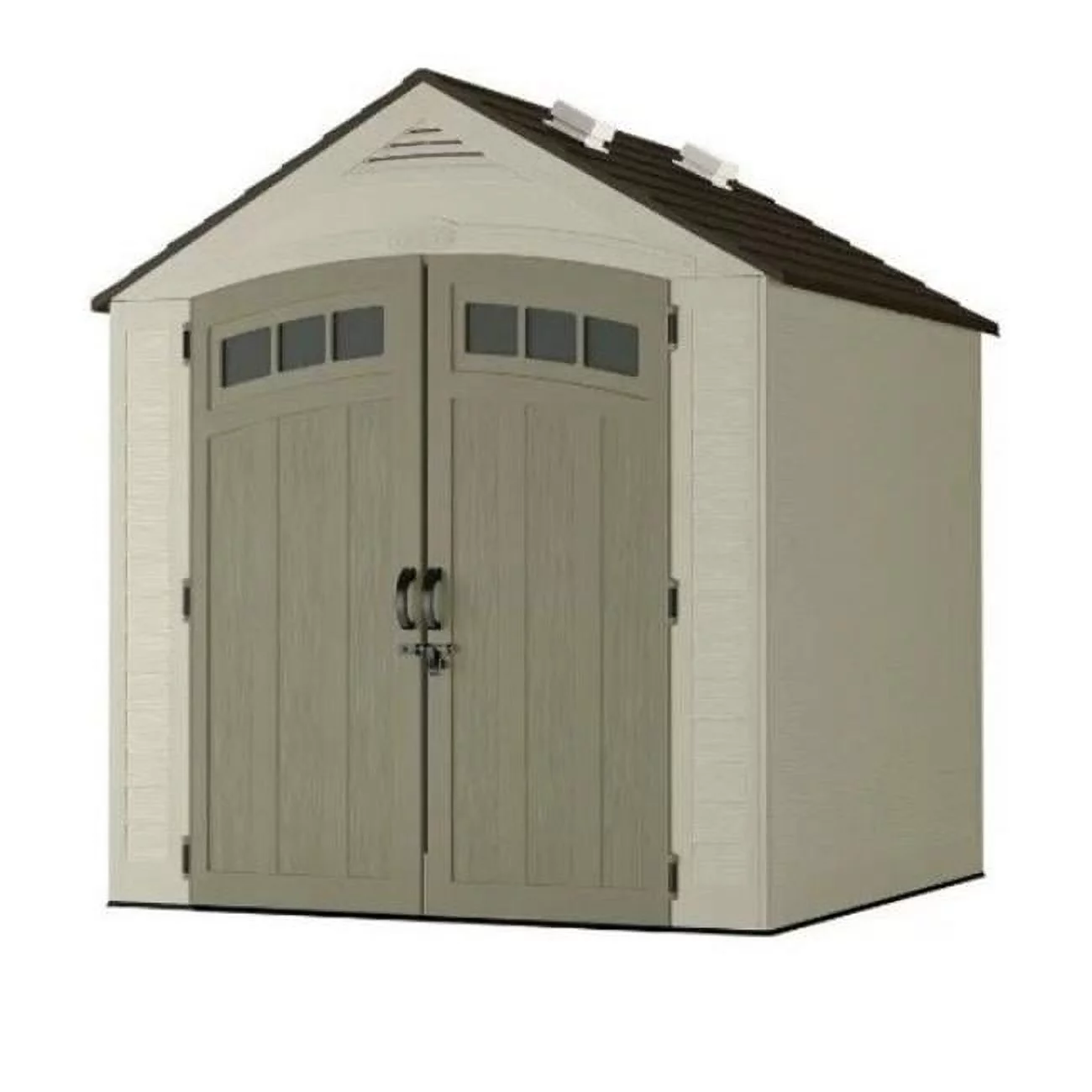 7 x 7 ft. Vista Resin Storage Shed, Beige