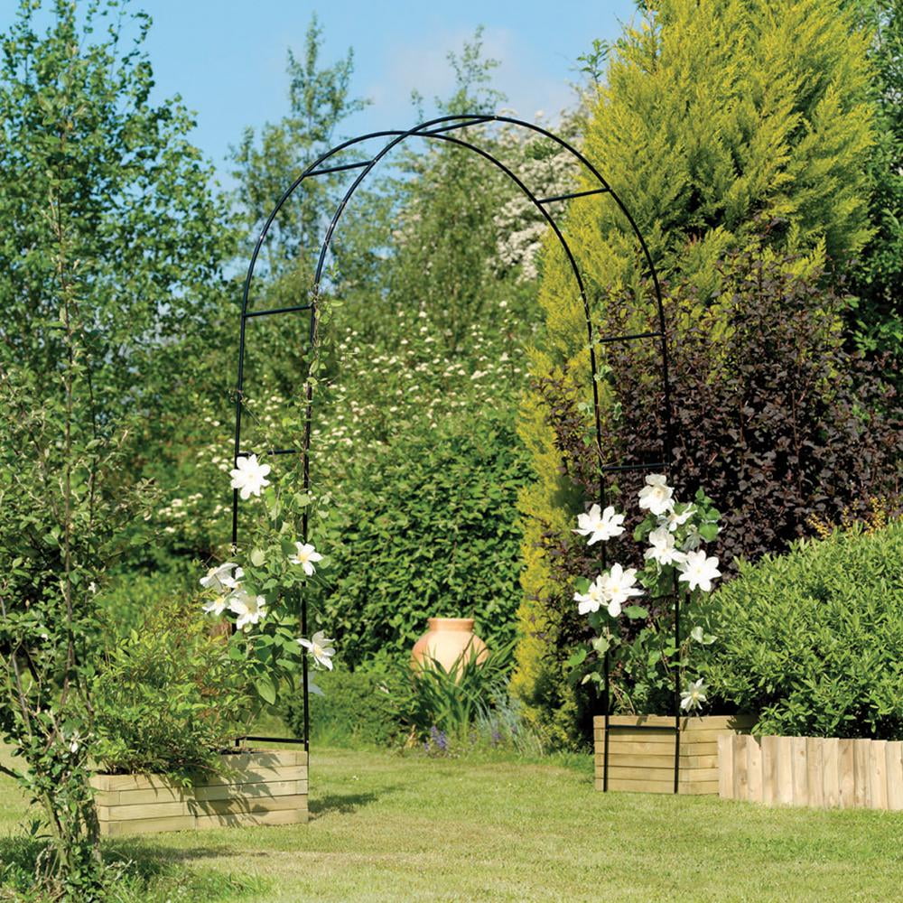 Gardman R07707X Easy Garden Arch, Black