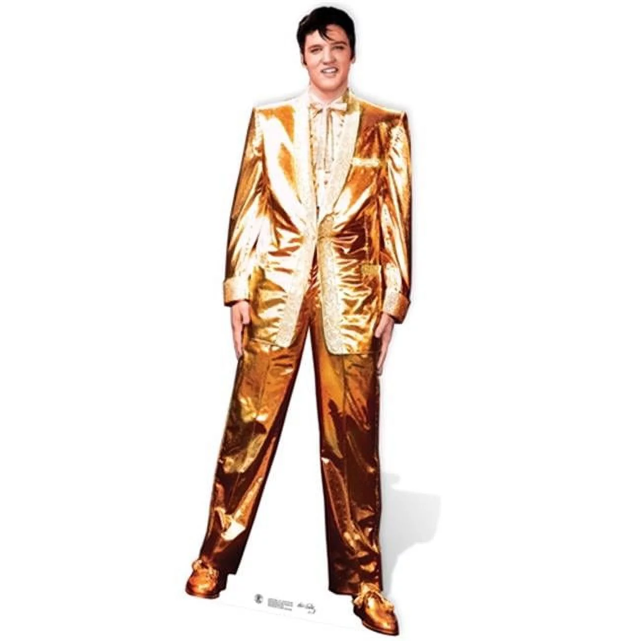 Star Cutouts SC318 Elvis Presley Gold Lame Suit Cutout - 72 x 1 in.