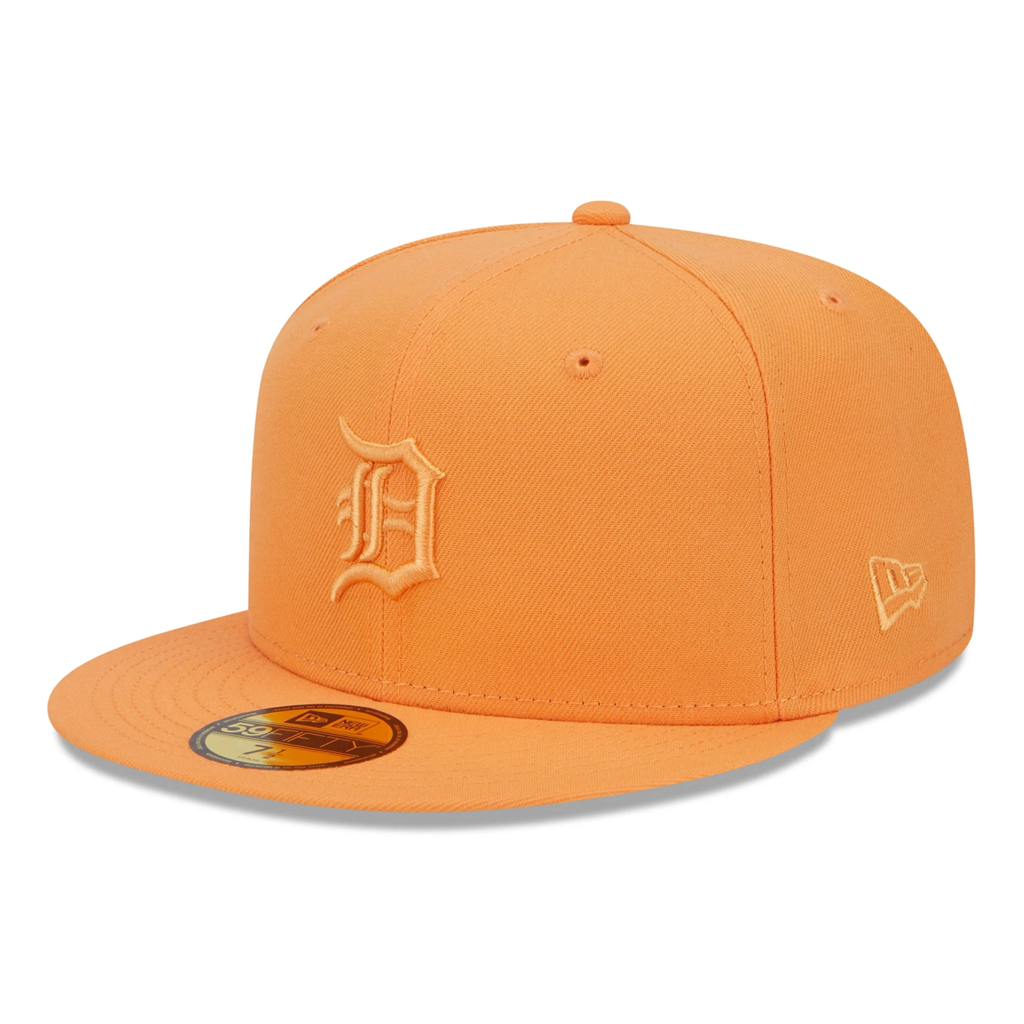 Men's New Era Orange Detroit Tigers Spring Color 59FIFTY Fitted Hat