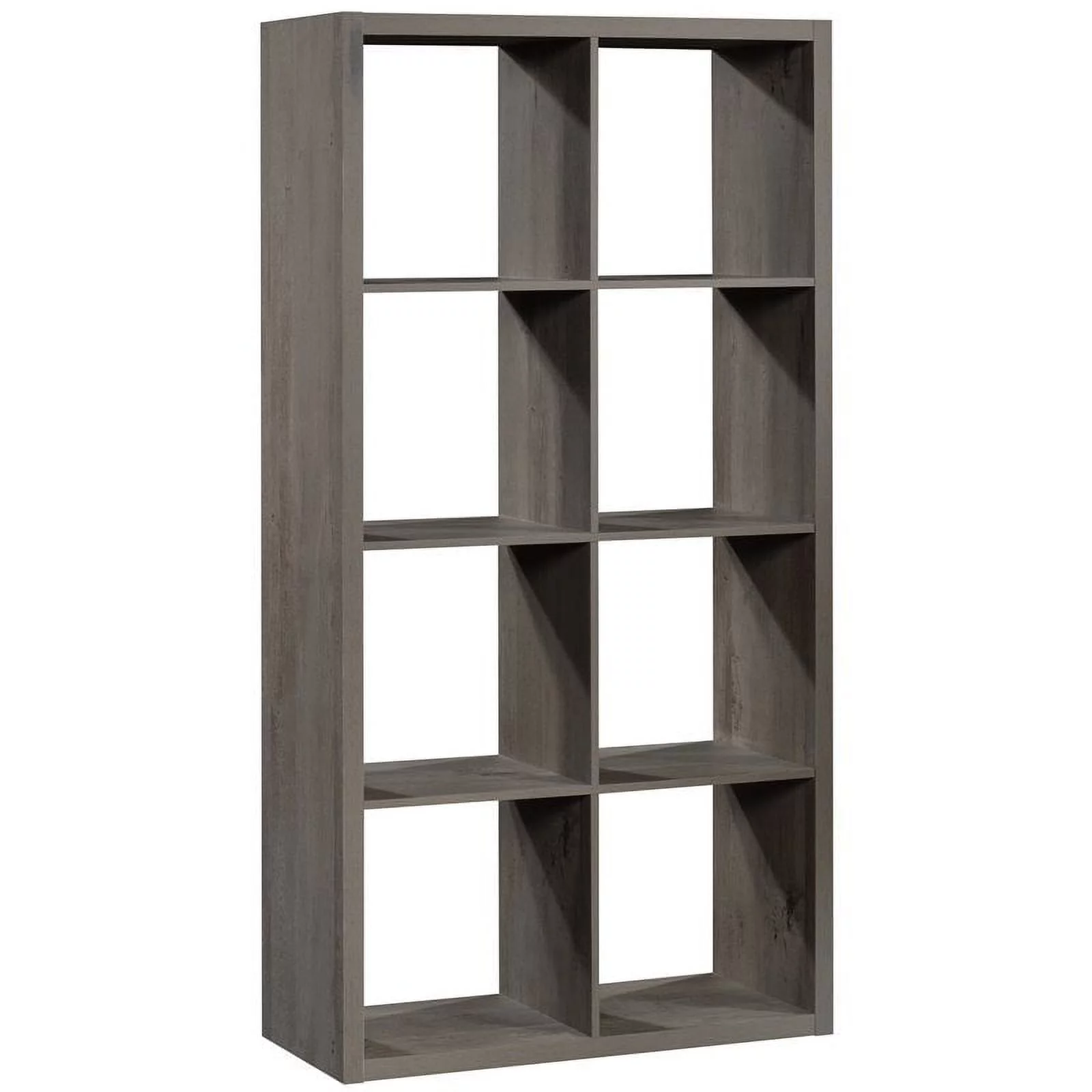 Sauder 8-Cube Organizer Storage Bookshelf, Mystic Oak Finish