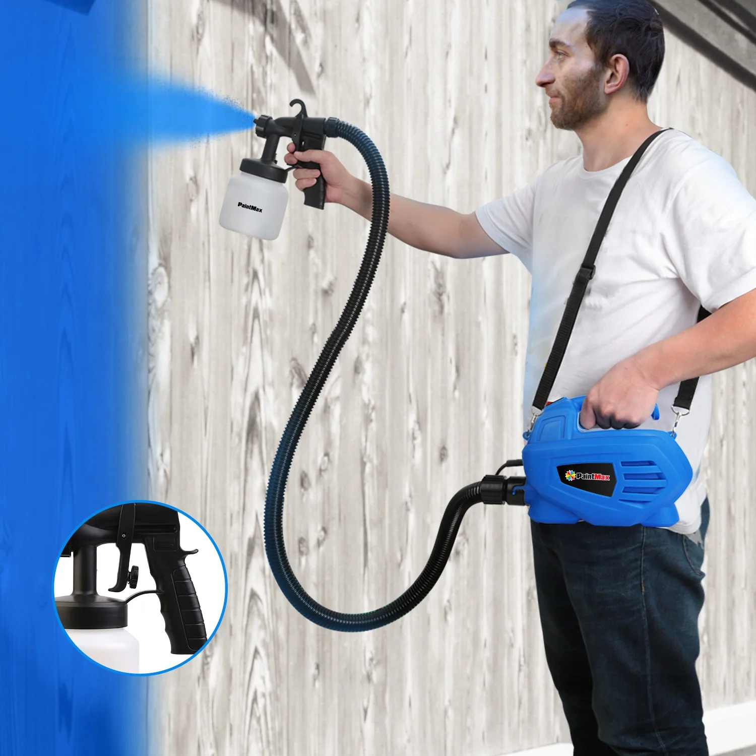 Paint Sprayer, iMounTEK 800W Electric Paint Applicators with 3 Patterns, Easy to Clean, for Cabinets, Fence, Walls, Door