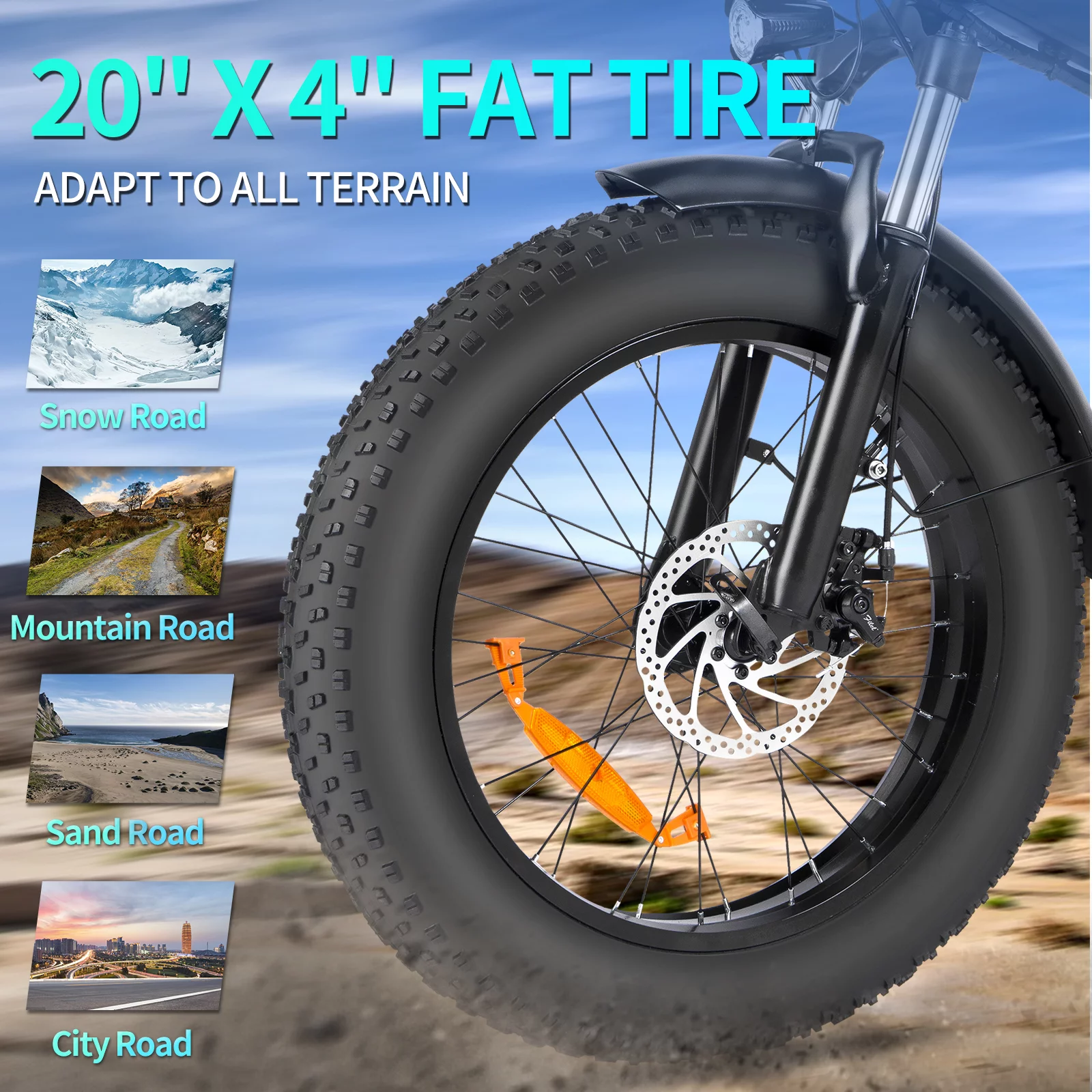 Folding Ebikes for Adults Ridstar, 750W Motor 48V 14AH Removable Battery 20