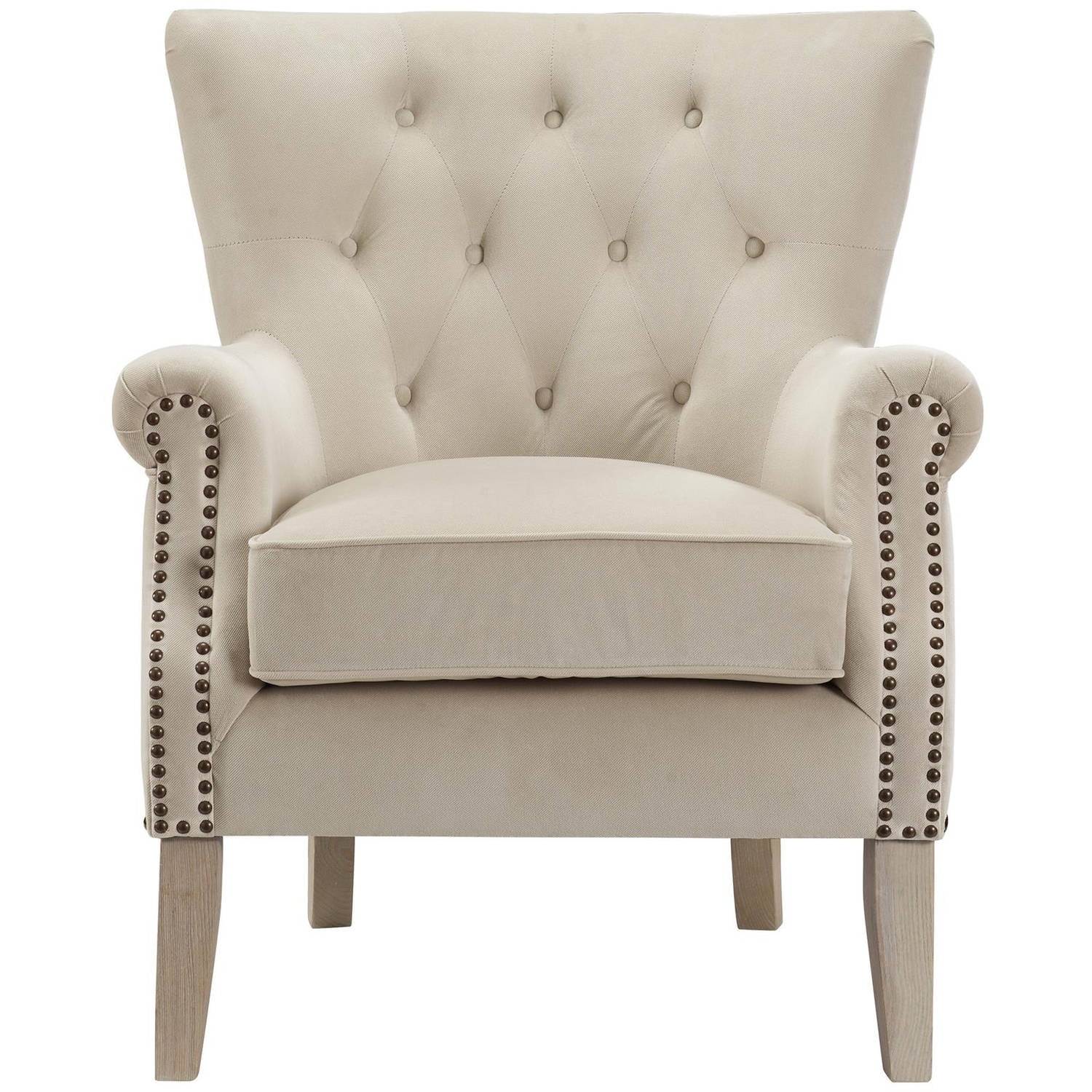 Better Homes & Gardens Accent Chair, Living Room & Home Office, Beige