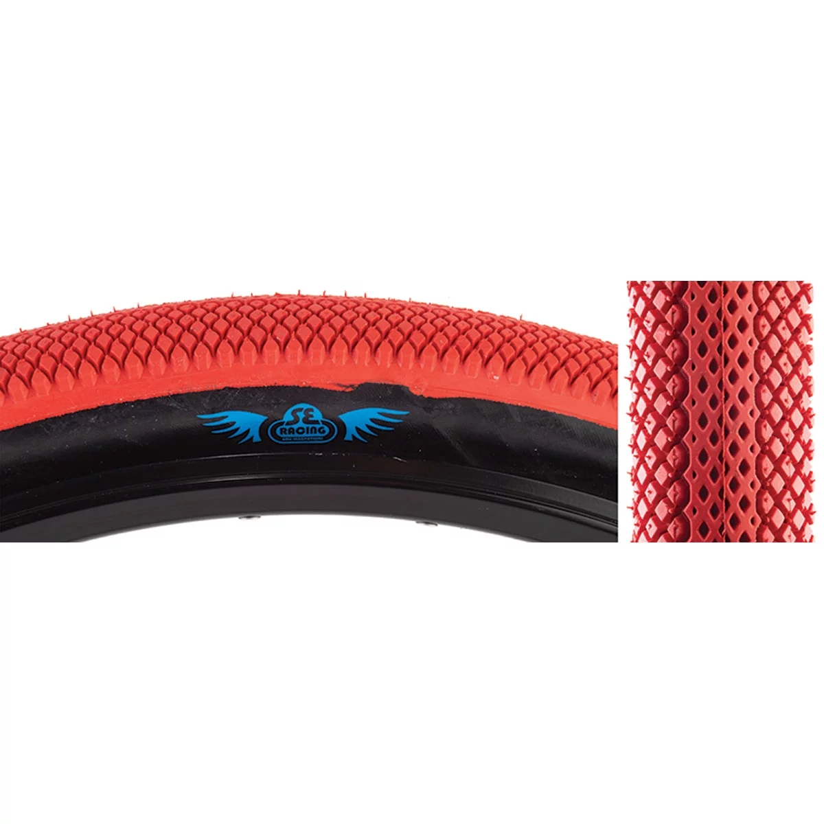 SE Bikes Speedster Bicycle Tire - 29 x 2.1 - Red/Black - 4765