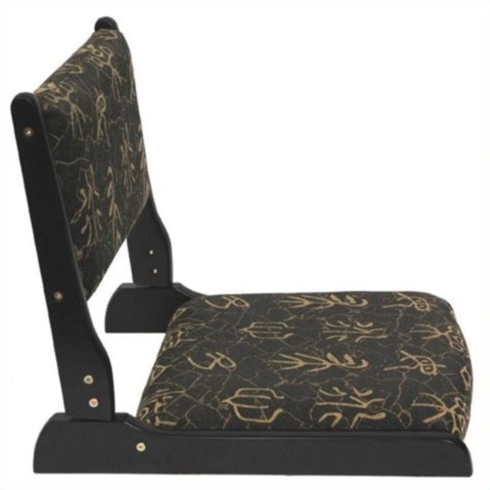 Oriental Furniture Zaisu Oriental Furniture Tatami Chair in Black