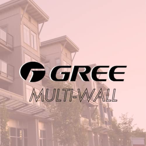 Gree 42,000 BTU Multi21+ Penta-Zone Wall Mount Mini Split System 208-230V A/C & Heater