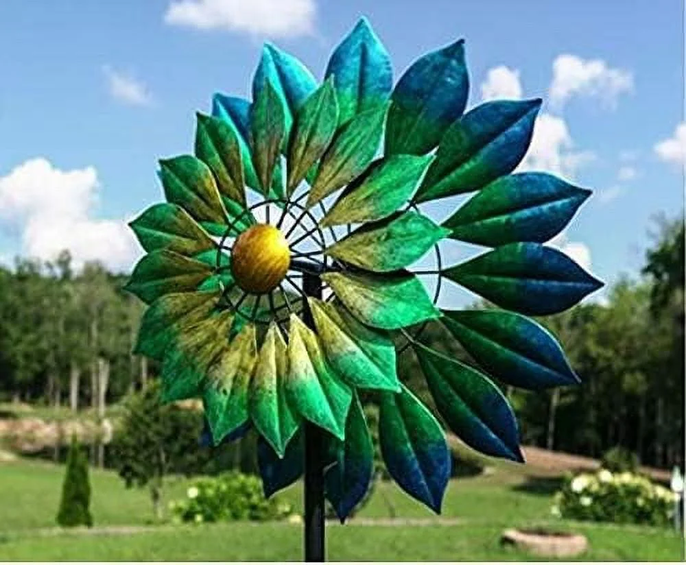 Marshall Kinetic Monterey Wind Spinner, Blue & Green, 93