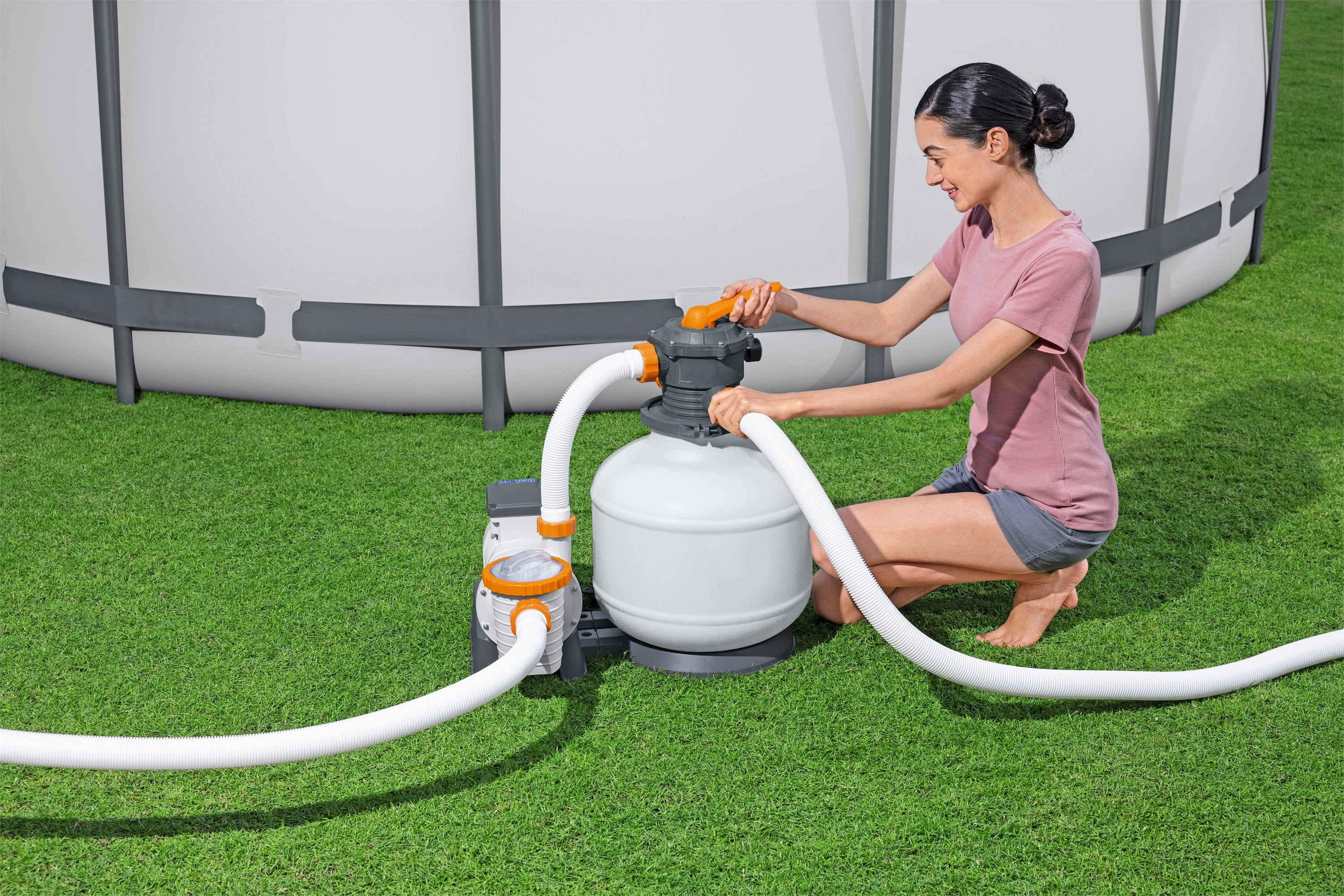 Bestway Flowclear 3000 Gallon Sand Filter Above Ground Pool Pump