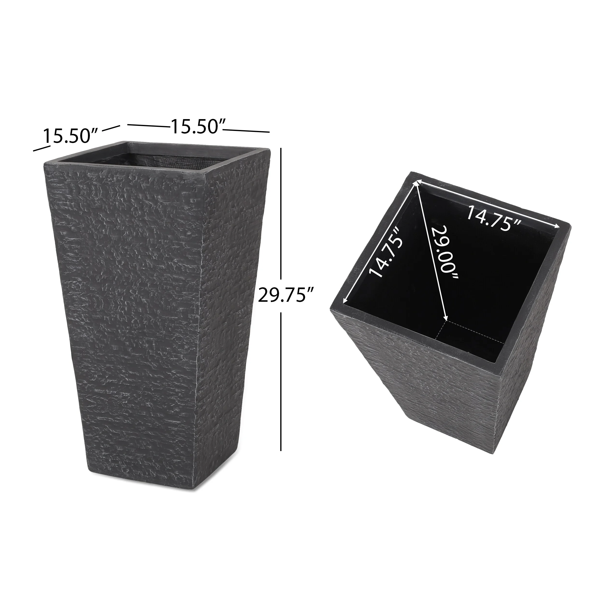 Christopher Knight Home Berkamn Outdoor  Cast Stone Planter by  Large