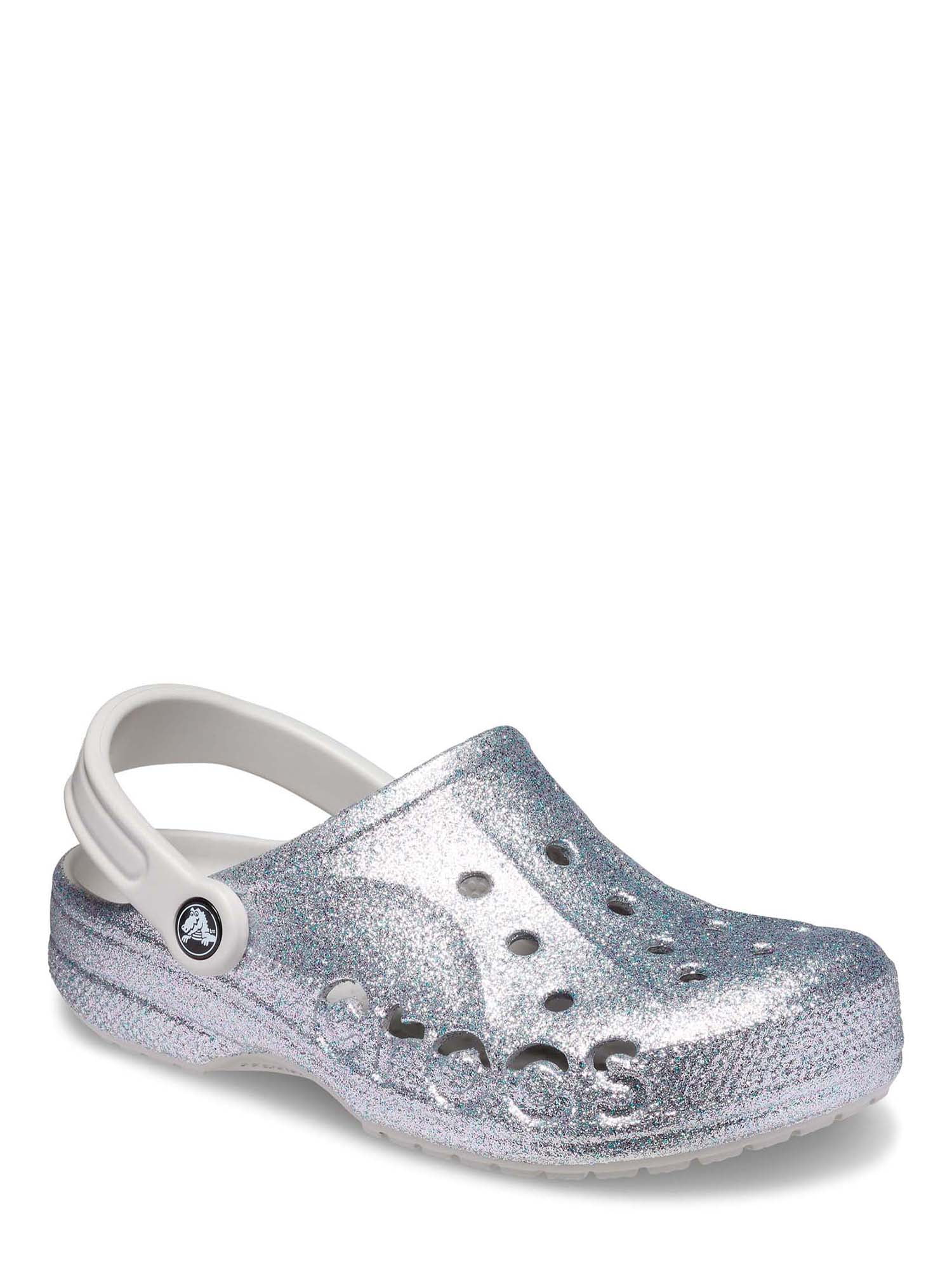 Crocs Unisex Baya Glitter Clog Sandals