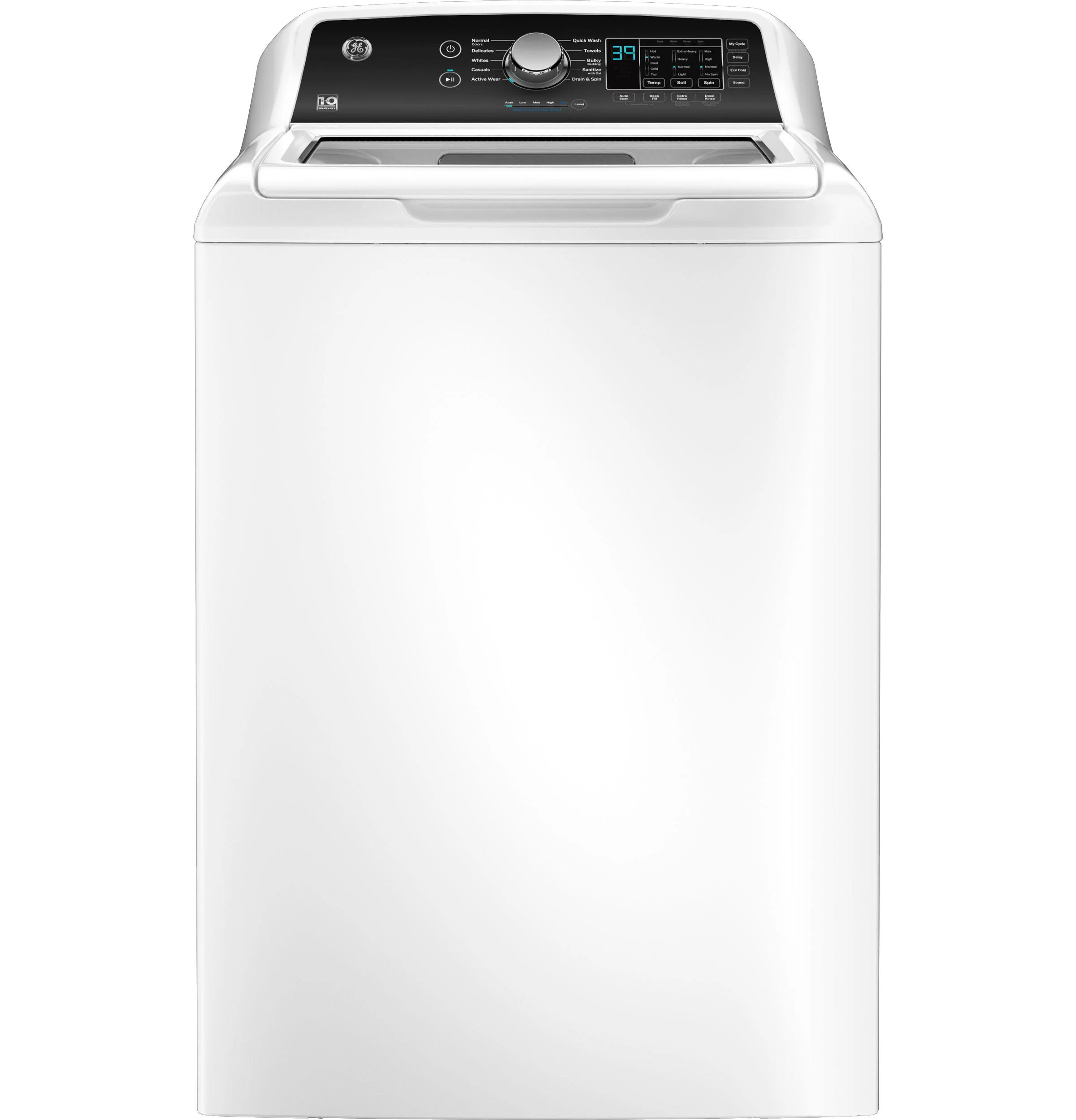 GE APPLIANCES GTW585BSVWS  TRADITIONAL TOP LOAD WASHER White On Gray
