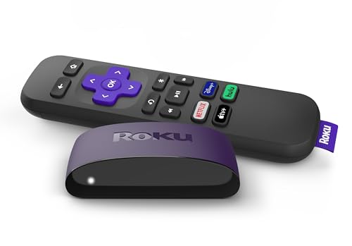 Roku LE HD Streaming Media Player Wi-Fi Enabled with High Speed HDMI Cable and Simple Remote (Renewed)