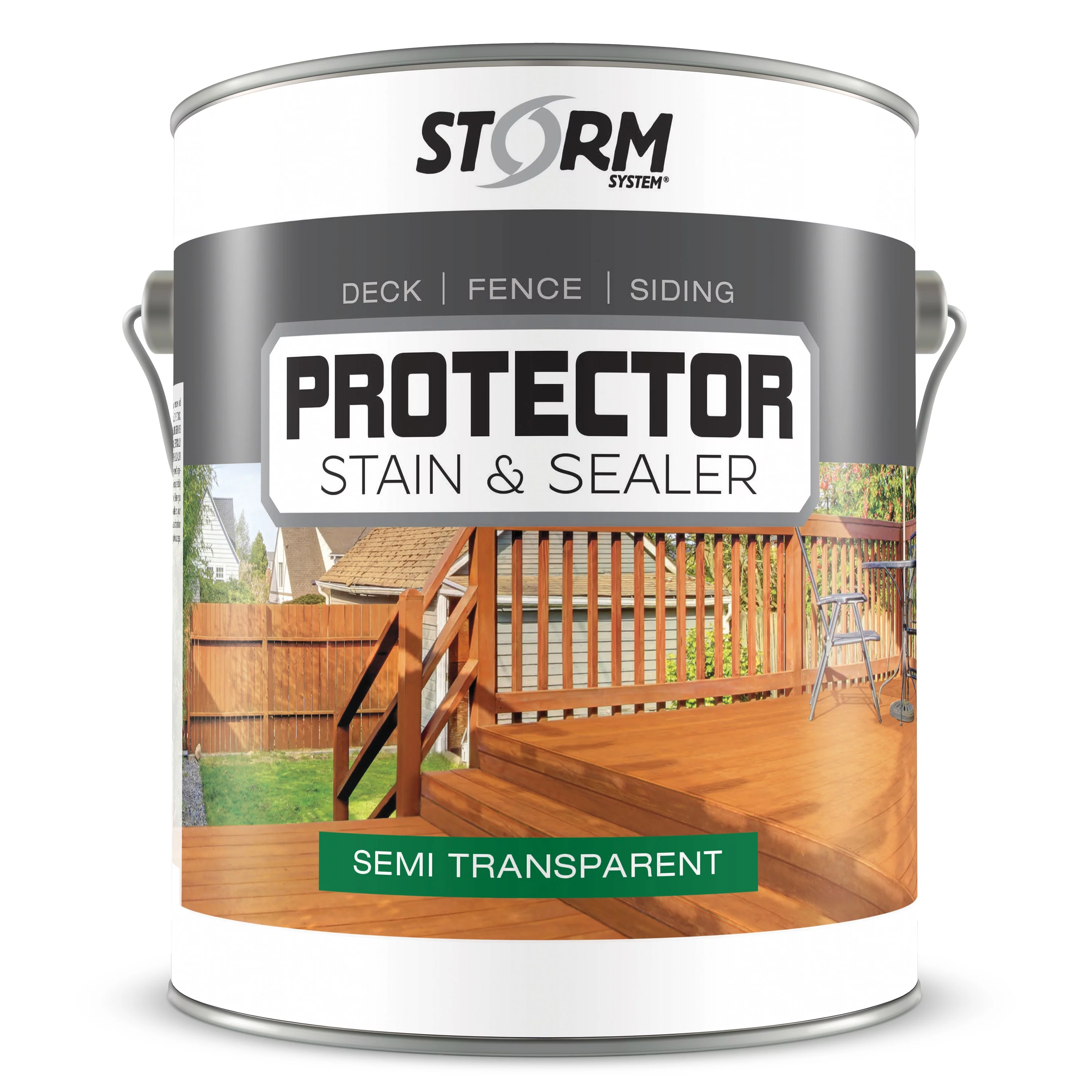Storm System Protector Semi-Transparent Stain and Sealer - Golden Oak - 1 Gallon