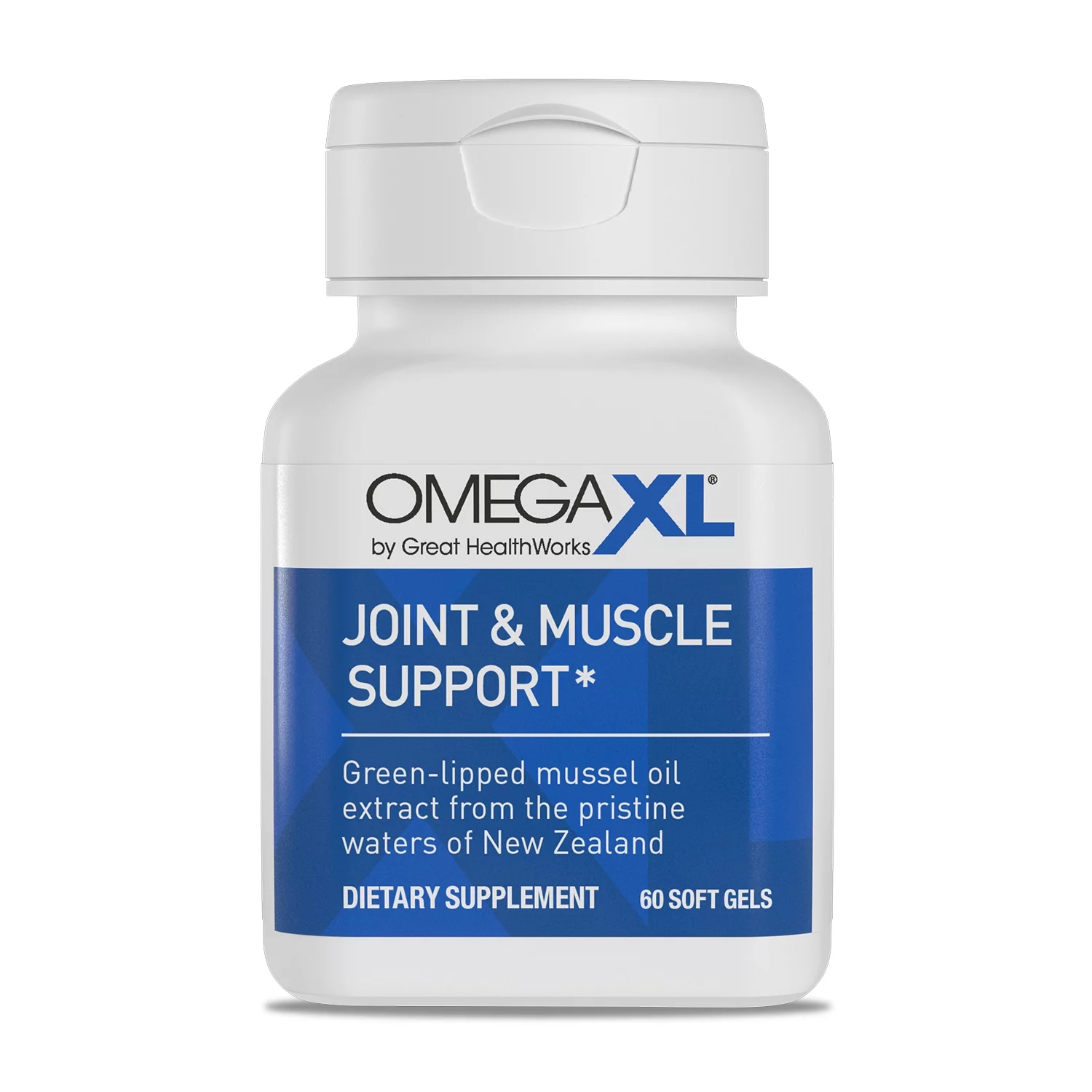 OmegaXL, Supplement Green-Lipped Mussel Oil - 60 Softgels