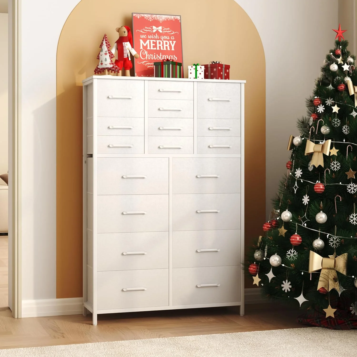 HOMEFORT 18 Drawer Dresser for Bedroom, 57