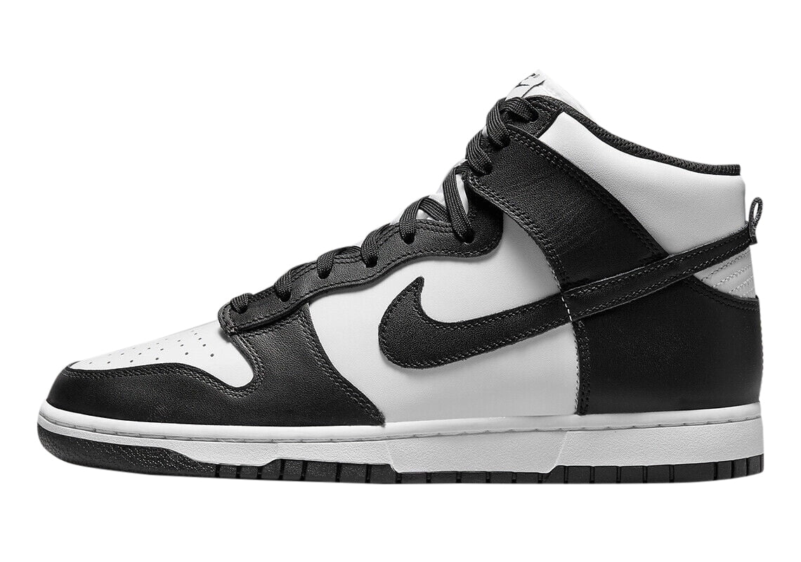 Men's Nike Dunk Hi Retro White/Black-Total Orange (DD1399 105) - 10