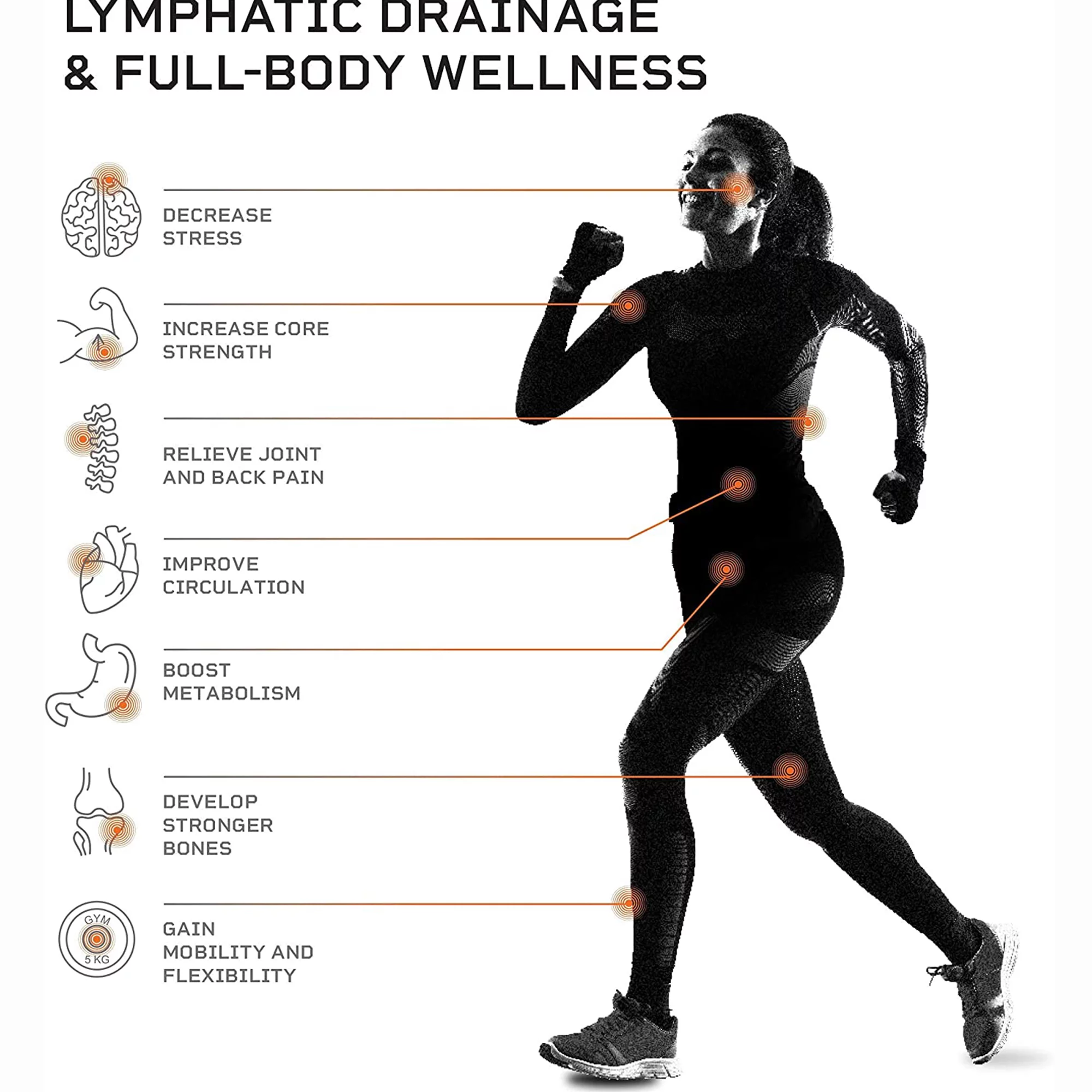 LifePro Rumblex Plus 4D Triple Oscillation Vibration Plate Home Workout Equipment, Blue