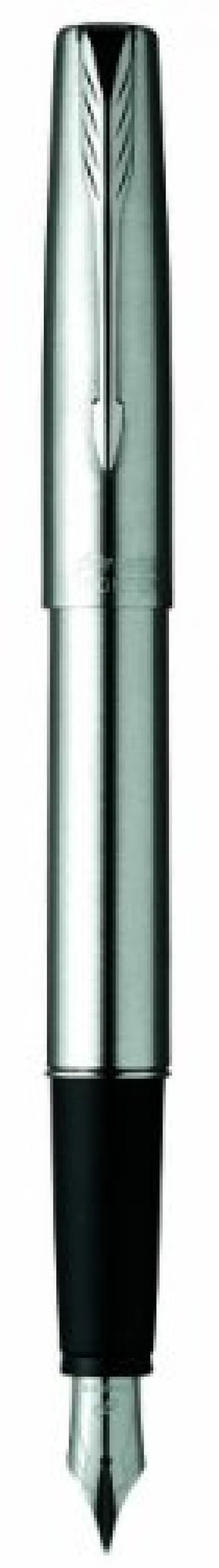 Parker - Frontier: Stainless Steel CT Fountain-Pen, Chrome Trims, Steel Fine Nib.