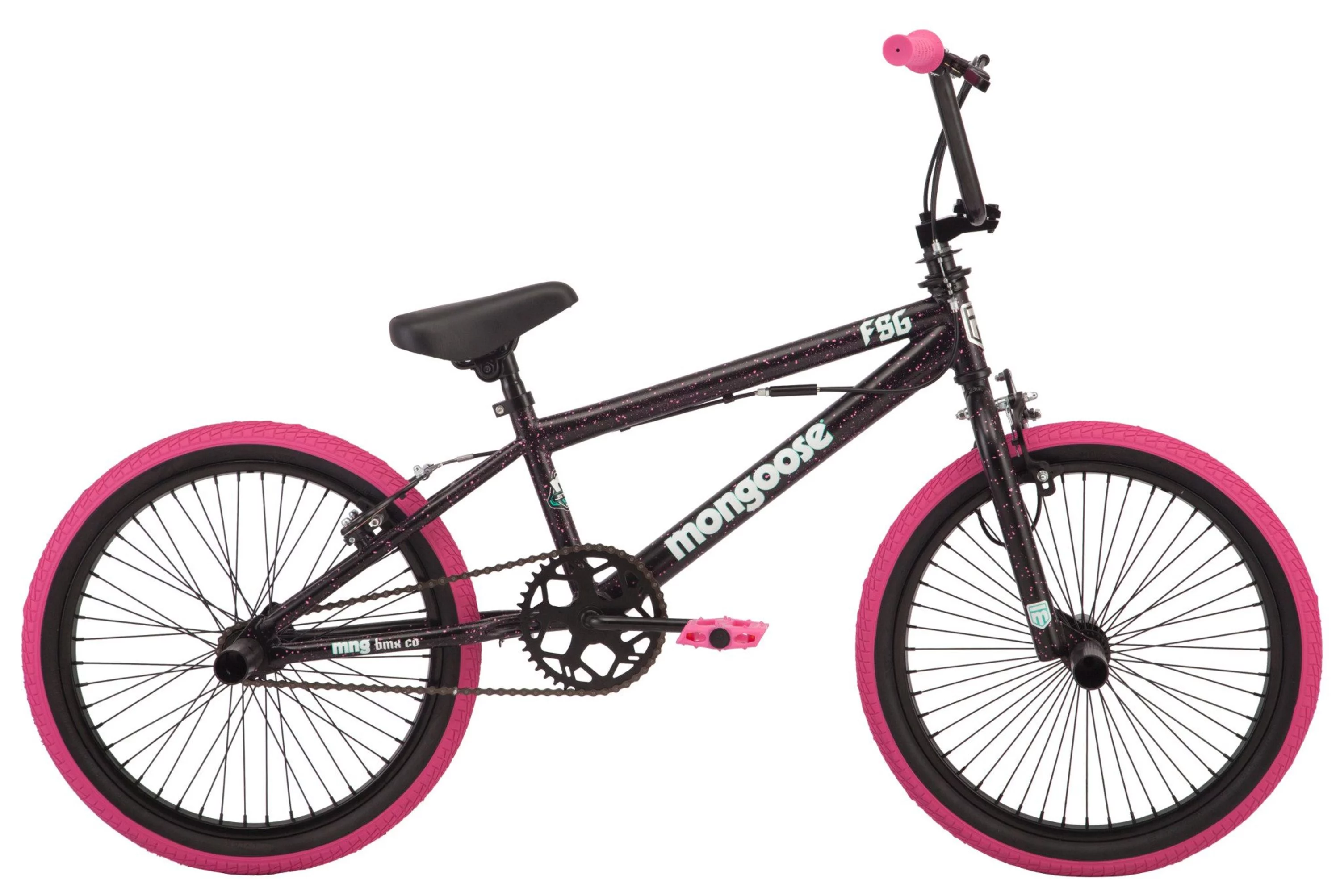 Mongoose 20-in. FSG BMX Bike, One Speed, Black