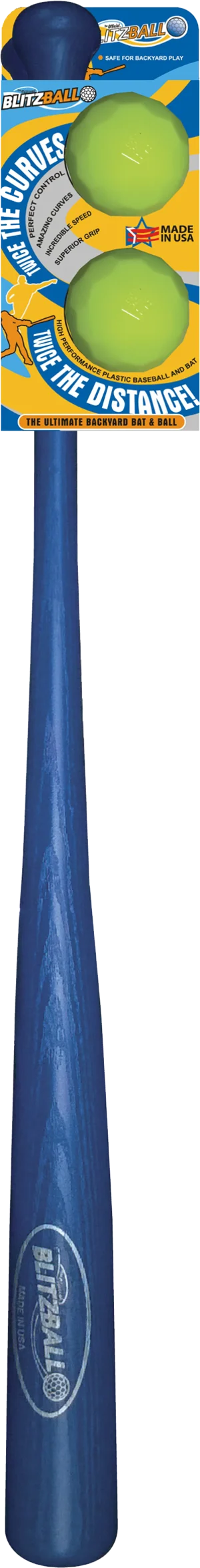 Blitzball Plastic Bat and Two Ball Combo