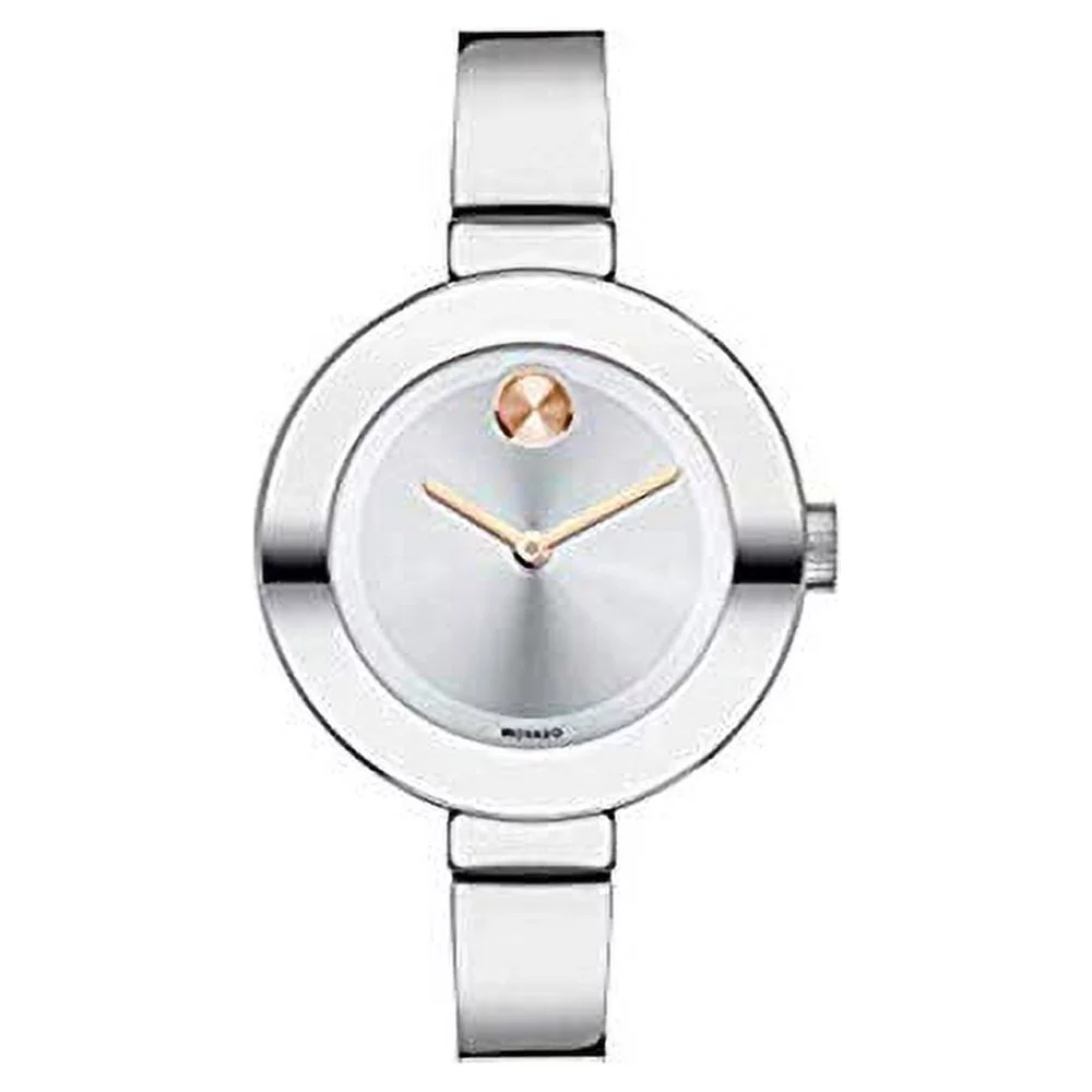 Movado Women's Bold 3600194 Silver Stainless-Steel Swiss Quartz Watch
