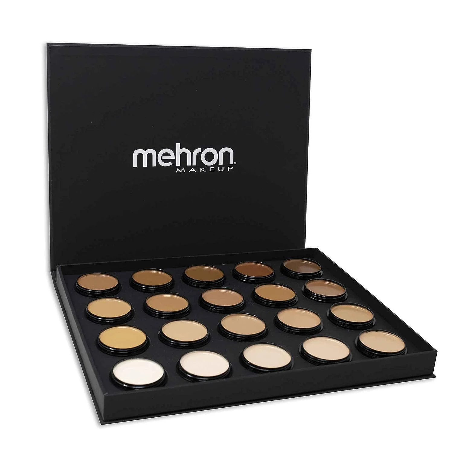 Mehron Makeup Celebre Pro-HD Cream Face  and  Body Makeup, 20 Color Foundation Palette