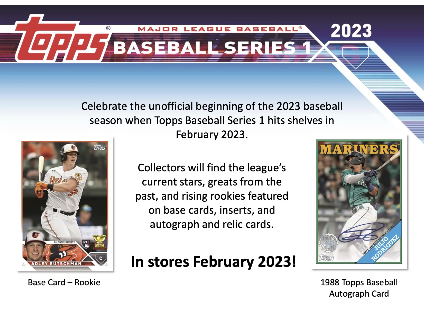 2023 Topps Series 1 Baseball Factory Sealed Retail Display Box