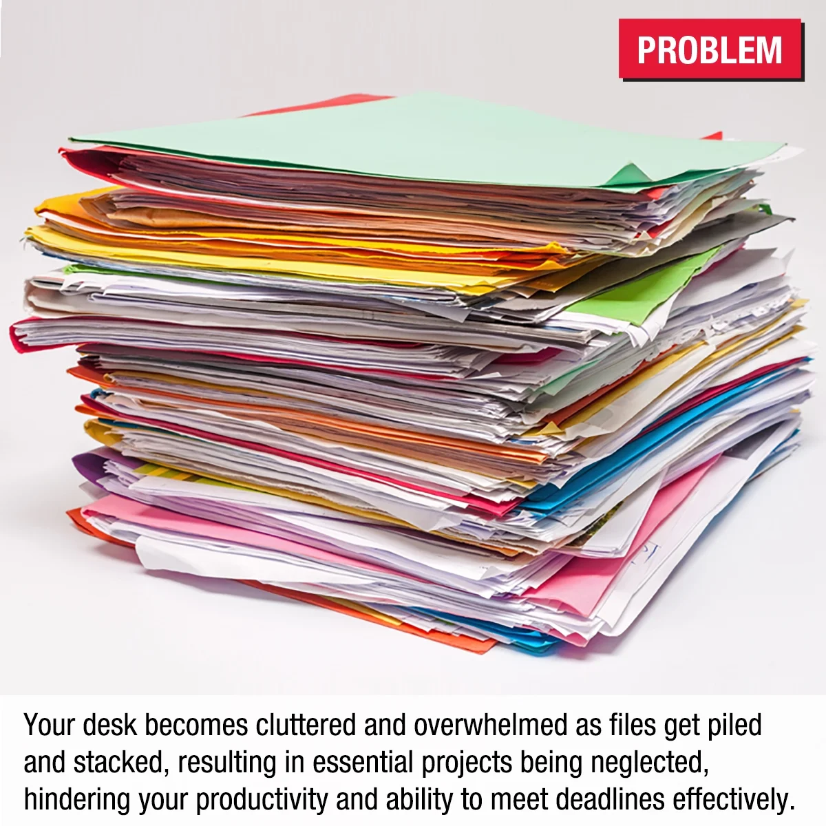 Ultimate Office Mesh Wall File Organizer, 12 Tier Vertical Mount Hanging File Sorter. Multipurpose Display Rack Includes 18, 3rd Cut PocketFile Clear Document Folder Project Pockets (Black)