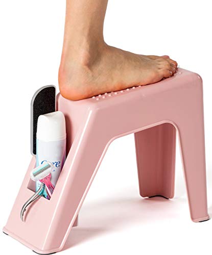 Demi's Home Shower Foot Rest - Pedicure Foot Rest - Grey - (Supplies Not Included)