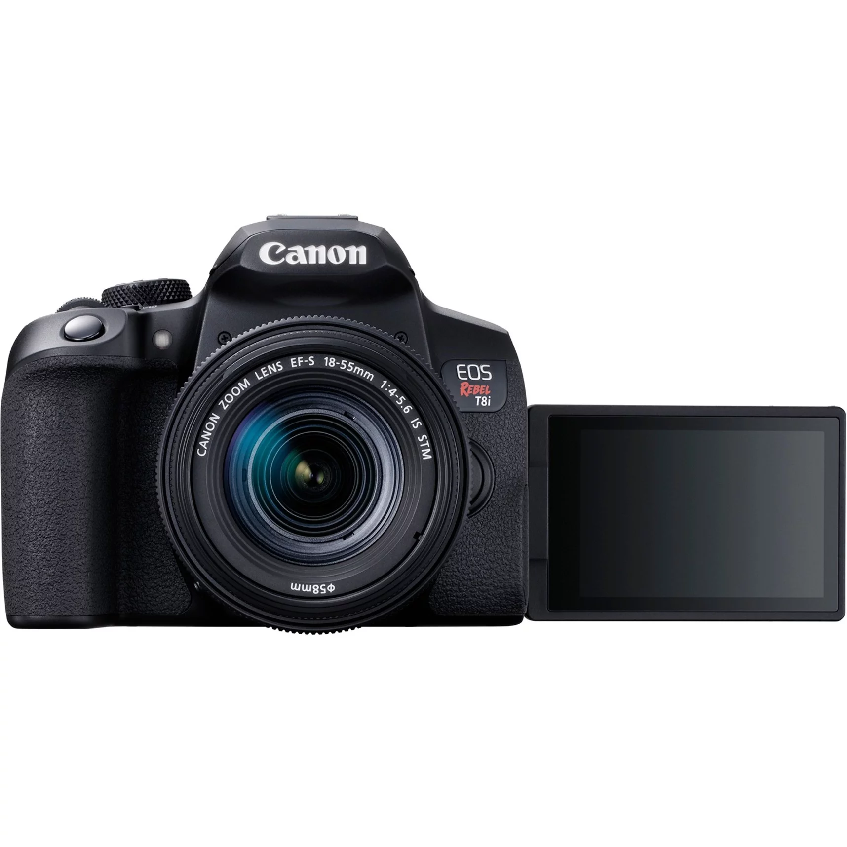 Canon EOS Rebel T8i 24.1 Megapixel Digital SLR Camera with Lens, 0.71