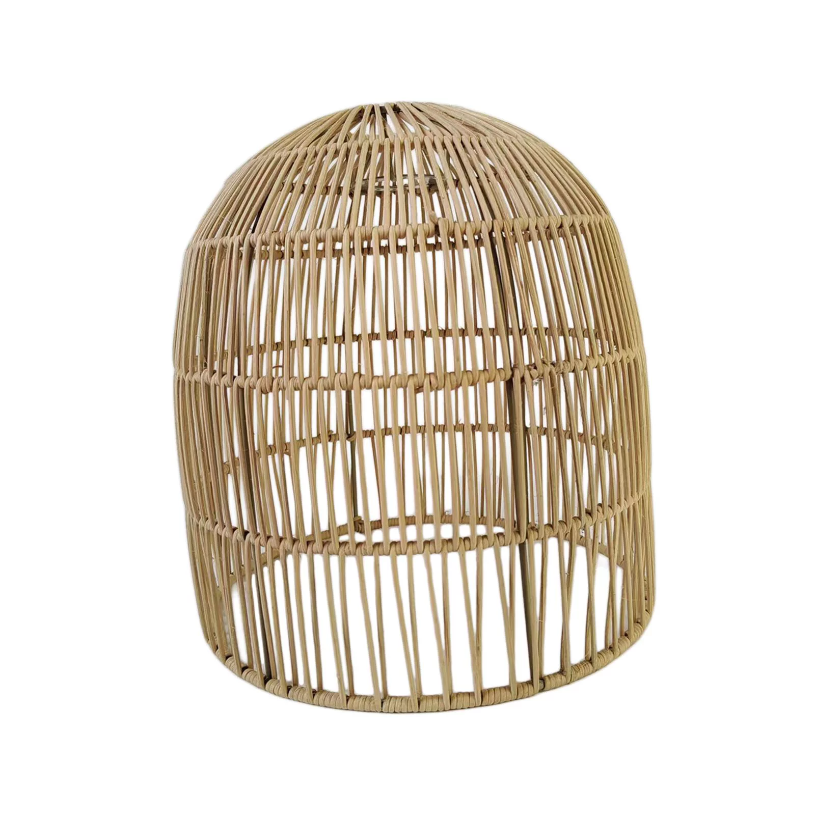 Rattan Lamp Shade Hanging Decoration Replacement Wicker Lamp Shade Lamp Shade Ceiling Pendant Light Shade for Dining Room Teahouse Home Cafe 25cm x 26cm