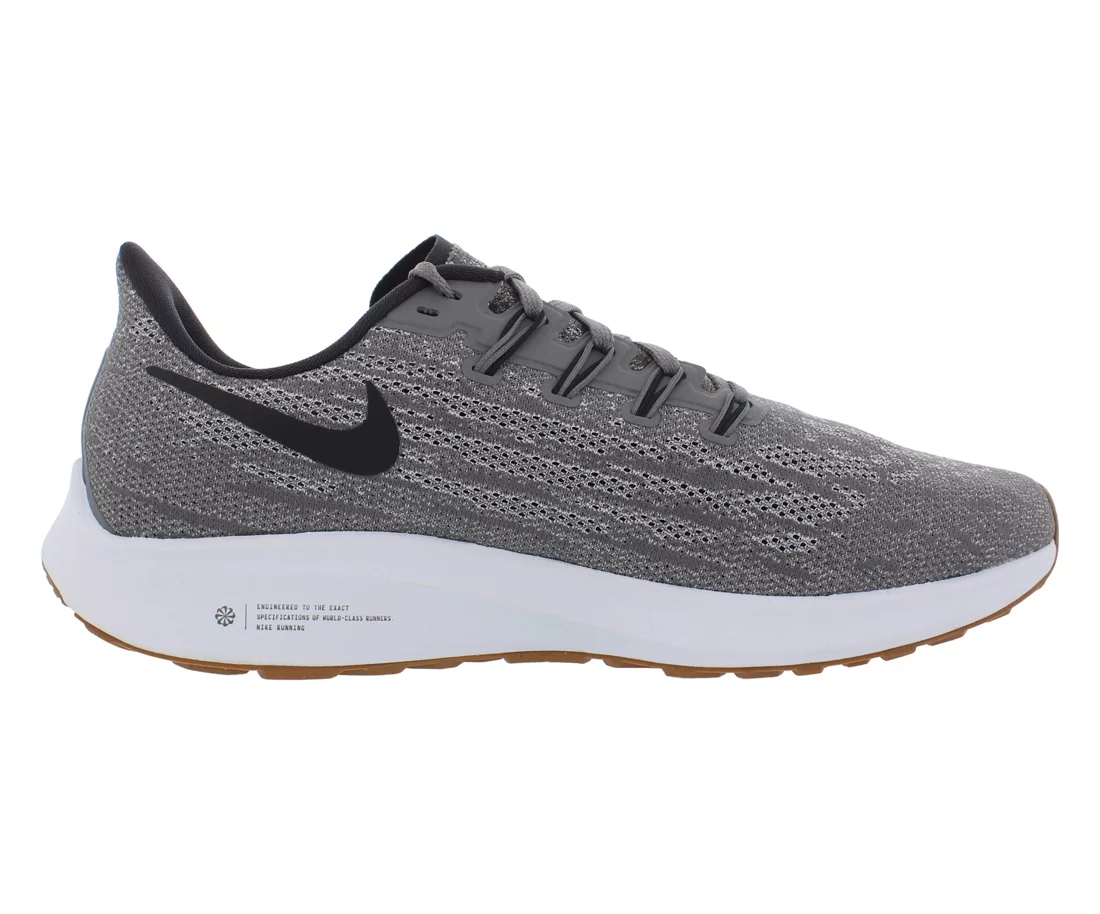 Nike Men's Air Zoom Pegasus 36 Gunsmoke/Oil Grey-White Running Shoe (AQ2203-001) (8)