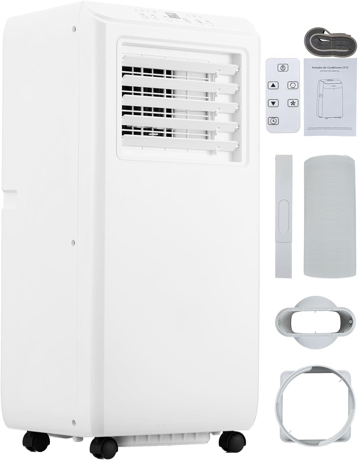 Portable Air Conditioner 10000 BTU, Portable AC Unit with Remote Control, Energy-Efficient Cooling for 450 Sq.ft Spaces, 3in1 Portable AC with Dehumidifier, Cooling & Fan Mode for Bedroom Room