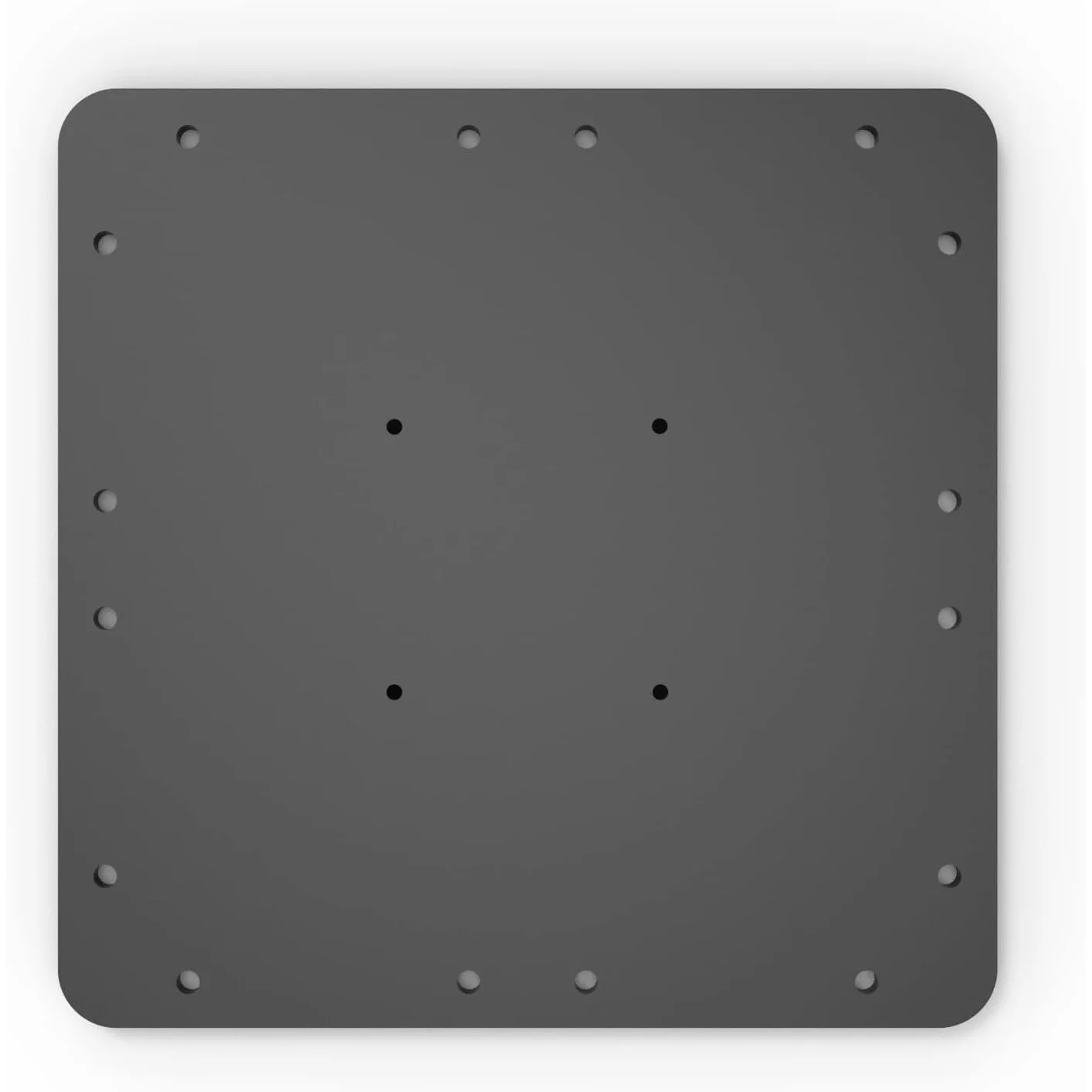 PURPLE LEAF  Offset Patio Umbrella Steel Plate Base - 15.75