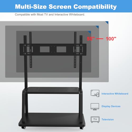 LINGHUFOX Digital Whiteboard, 86inch 4K Touch Screen Electronic Smart Board, All in One Interactive Whiteboard for Classroom, Built-in 48MP Camera, Open App Ecosystem for Collaboration